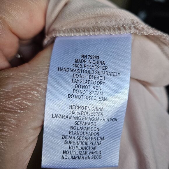 Alex Evenings Womens Rose Gold Lace & Sequin Cap Sleeve Sheath Dress Size 6 - Picture 11 of 15